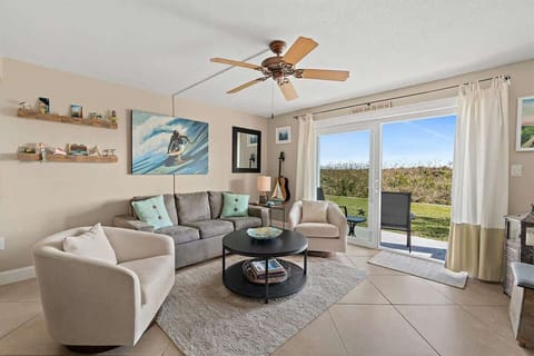 Sliding Doors Leading to Beach