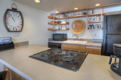 Fully stocked kitchen