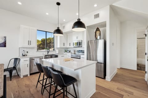Fully stocked kitchen