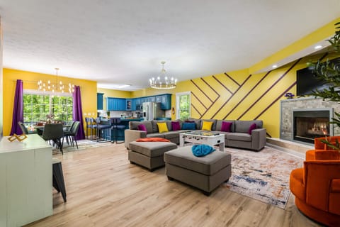 Gather with your whole group in a bright, open space designed for connection.