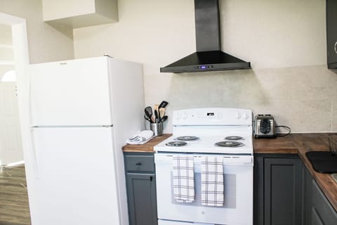 Fully equipped with essentials.
