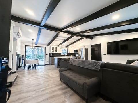 Front door view of living room.