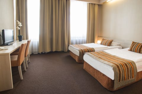Basic Double or Twin Room (Walking Tour Included) | In-room safe, iron/ironing board, free WiFi, bed sheets