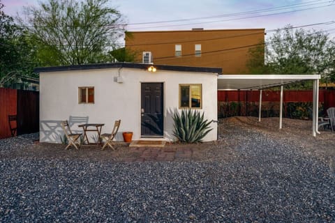 CASITA: Quaint, updated casita with one bedroom, one bath, and dedicated covered parking in attached carport