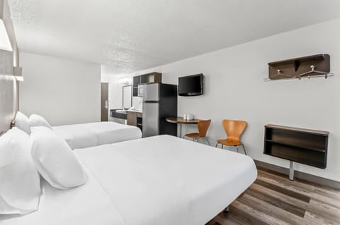 Standard Room, 2 Queen Beds, Non Smoking, Kitchenette | Free WiFi, bed sheets