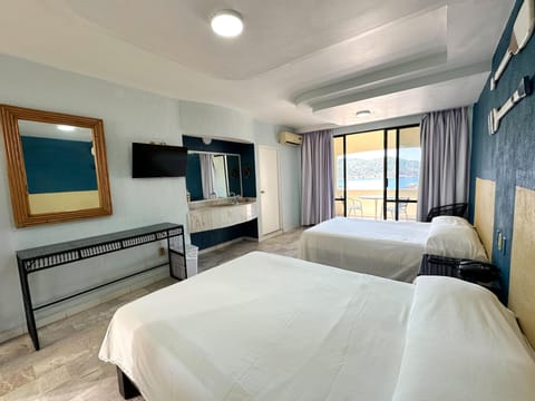 Standard Room, Pool View | Living area | 32-inch flat-screen TV with cable channels, TV