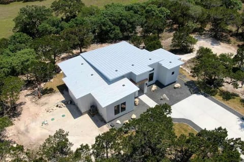 Aerial view of the property