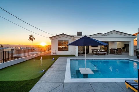 Enjoy the outdoor space all day, and into the evening with perfect lighting, misters, and a blend of indoor/outdoor spaces for everyone!