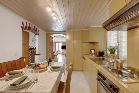 Kitchen and dining area