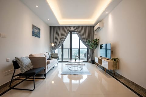 A generous living area.