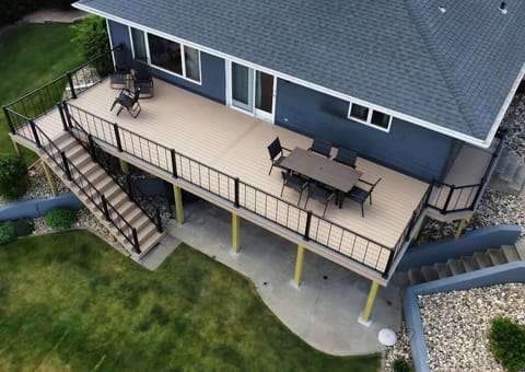 View of new upper deck installed May 2026. 