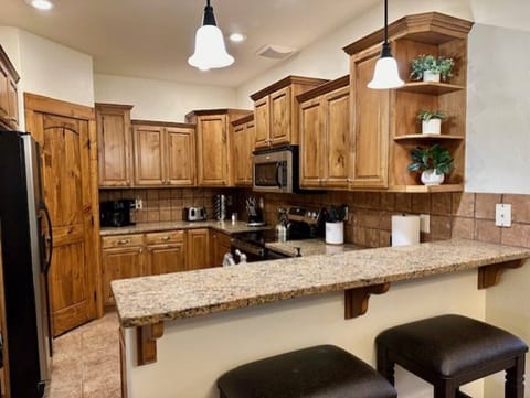 Kitchen view from dining room