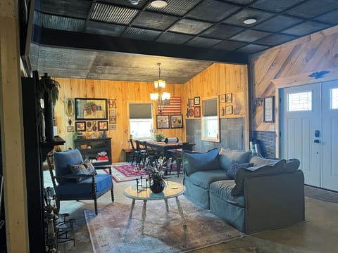 Cozy setting to watch tv