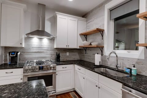 A bright, welcoming kitchen perfect for cooking and gathering