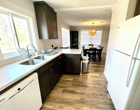 Kitchen and dining room