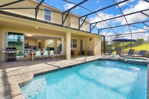 Soak up the sun and enjoy bug-free evenings by the screened pool. 