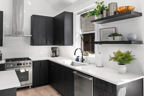 Kitchen – Double Ovens + Coffee Bar Setup for Easy Morning Starts