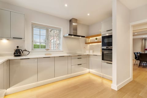 The kitchen at The Old School, Oxwich