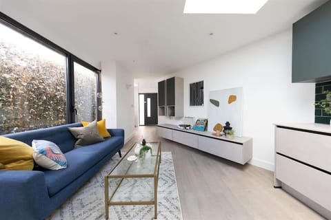 Deluxe House, 1 Double Bed with Sofa bed, Patio | Living area | 45-inch Smart TV with cable channels, Netflix, heated floors