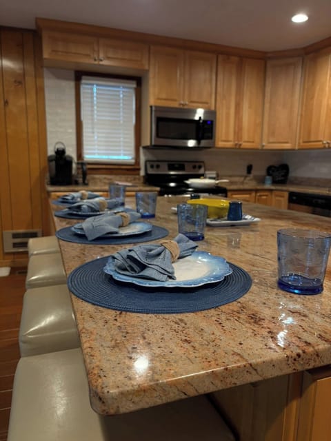 Fully stocked kitchen