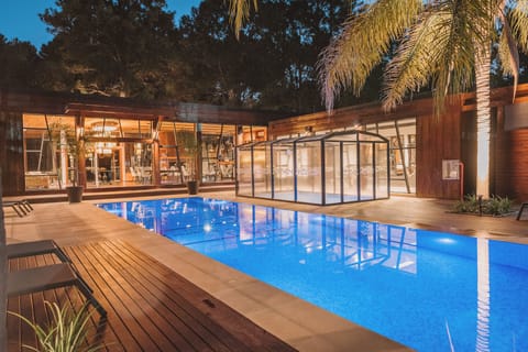 Hot tub, body treatments, facials, massages
