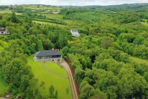 A good view of the main house. The area around is mostly forest.