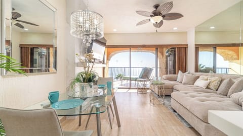 Lots of mirror in this unit make it feel spacious and roomy.