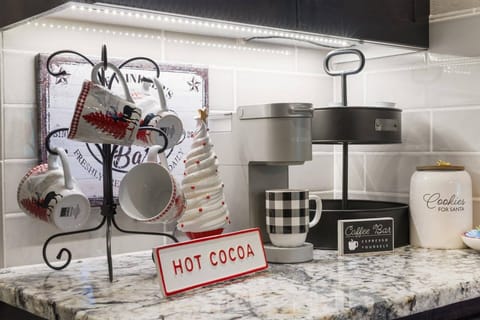 Coffee bar for the early risers!