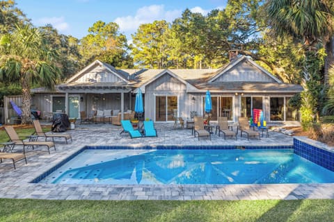 Take a dip in the private pool 