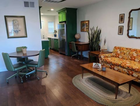Living Room with compact dining area
