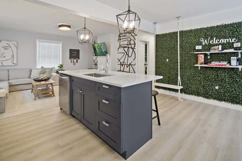 Main kitchen and living room