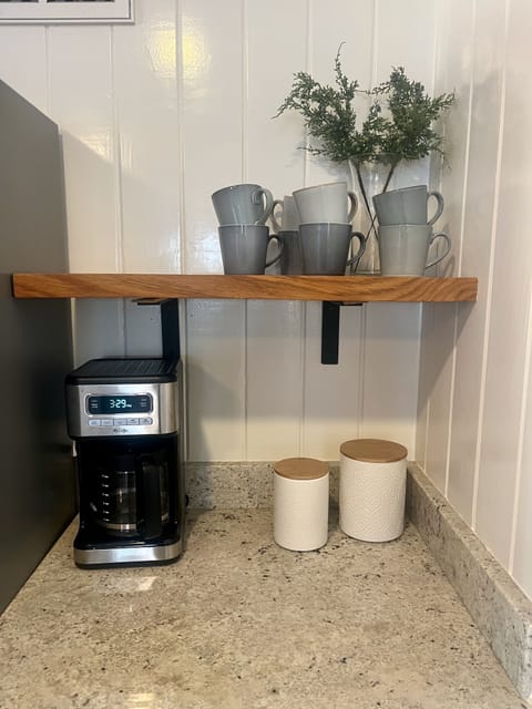 Coffee & tea station stocked for your enjoyment