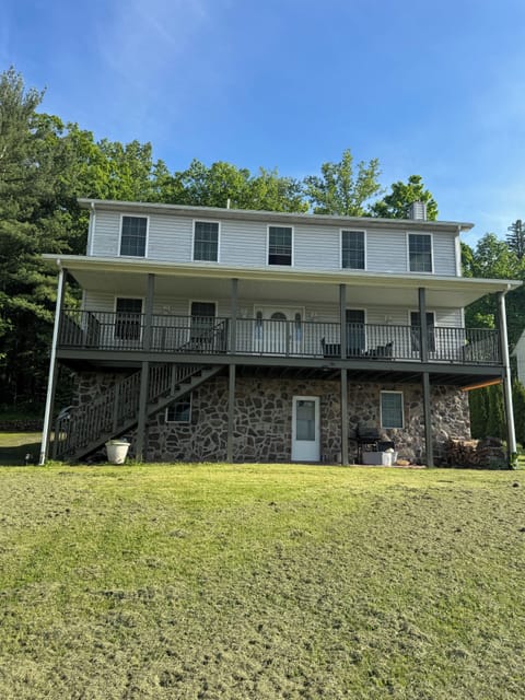 front of the house 