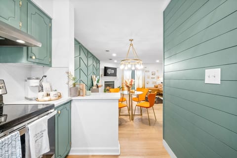 Kitchen and dining area