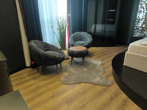 Premium Double Room, 1 King Bed, Non Smoking, City View | In-room safe, laptop workspace, blackout drapes, soundproofing