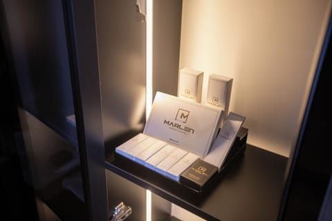 Shower, free toiletries, hair dryer, slippers