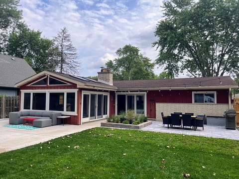 Back side of the house and hardscape area to enjoy