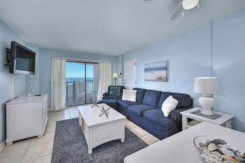 The ocean front living room is fabulous for movie night with the family.