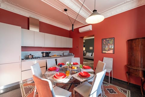 Kitchen and dining area