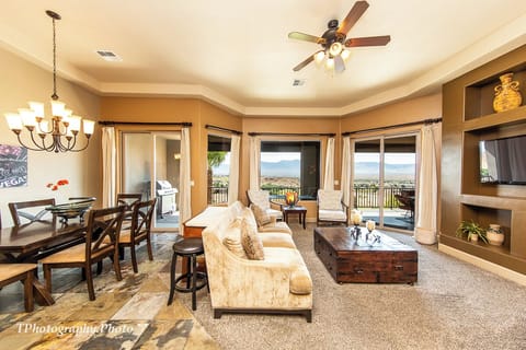 Living room with stunning view