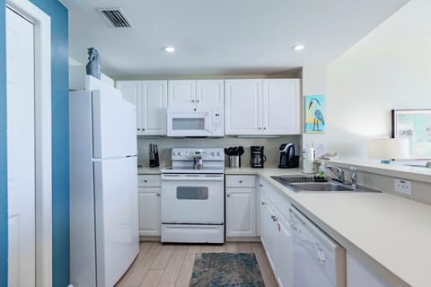 Fully stocked kitchen