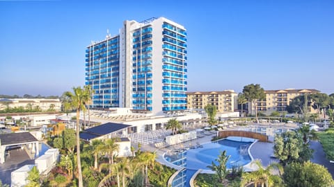 Indoor pool, 2 outdoor pools, open 10 AM to 6:30 PM, pool umbrellas