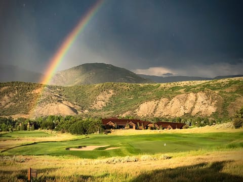 Stunning rainbow over GrayRock!
