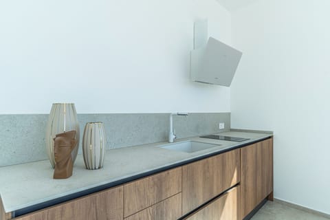 Villa, Pool View | Private kitchen | Espresso maker, electric kettle, dining tables