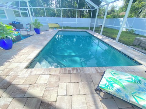 12x24 Heated saltwater pool, 3’-6’ deep with led multicolor light 