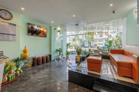 Lobby sitting area