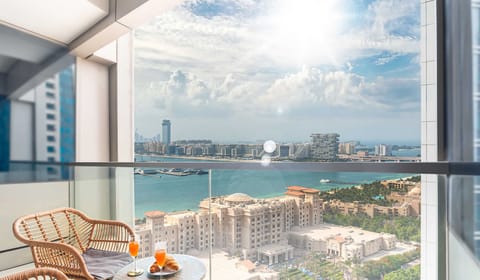 Deluxe Apartment, Sea View | Balcony