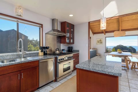 Meals will be made easy in the full kitchen 