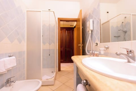 Deluxe Double Room | Bathroom | Hair dryer, bidet, towels, toilet paper