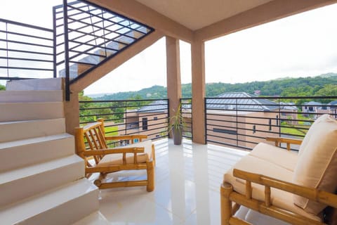Back balcony on first floor
